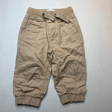 Load image into Gallery viewer, Boys Pumpkin Patch, cotton casual pants, elasticated, small mark on front, FUC, size 1,  