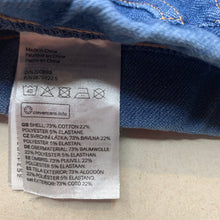 Load image into Gallery viewer, Girls H&amp;M, stretchy denim leggings, elasticated, GUC, size 0,  