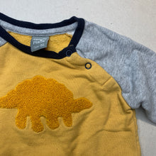 Load image into Gallery viewer, Boys Ollie's Place, fleece lined sweater / jumper, dinosaur, GUC, size 00,  