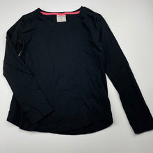 Load image into Gallery viewer, Girls Emerson, black cotton long sleeve t-shirt / top, EUC, size 8,  