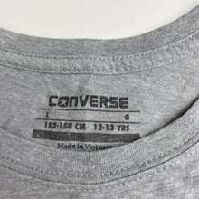 Load image into Gallery viewer, Girls Converse, grey marle t-shirt / top, EUC, size 12-13,  