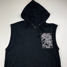 Load image into Gallery viewer, Boys Urban Supply, cotton sleeveless hooded t-shirt, L: 65cm, EUC, size 16,  