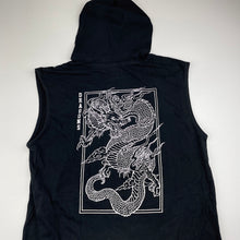 Load image into Gallery viewer, Boys Urban Supply, cotton sleeveless hooded t-shirt, L: 65cm, EUC, size 16,  