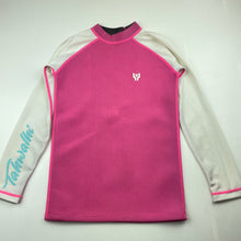 Load image into Gallery viewer, Girls TAHWALHI, wetsuit / rashie top, FUC, size 8,  