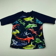 Load image into Gallery viewer, Boys Pumpkin Patch, short sleeve rashie / swim top, EUC, size 1,  