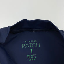 Load image into Gallery viewer, Boys Pumpkin Patch, short sleeve rashie / swim top, EUC, size 1,  