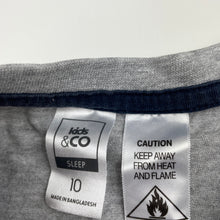 Load image into Gallery viewer, Boys Kids &amp; Co, grey marle pyjama t-shirt / top, FUC, size 10,  