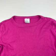 Load image into Gallery viewer, Girls Favourites, ribbed organic cotton long sleeve top, GUC, size 10,  