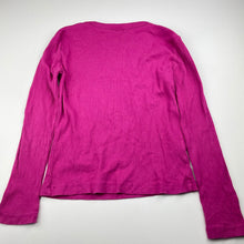 Load image into Gallery viewer, Girls Favourites, ribbed organic cotton long sleeve top, GUC, size 10,  