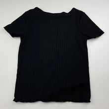 Load image into Gallery viewer, Girls Mango, lightweight ribbed t-shirt / top, EUC, size 8,  