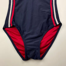 Load image into Gallery viewer, Girls Wave Zone, navy swim one-piece, EUC, size 12,  