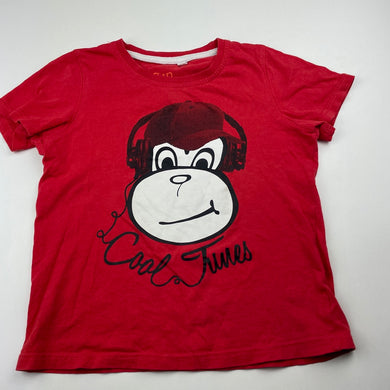 Boys Fun Spirit, red cotton t-shirt / top, GUC, size 4,  
