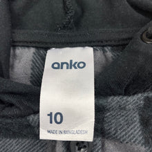 Load image into Gallery viewer, Boys Anko, flannel cotton hooded shirt / top, EUC, size 10,  