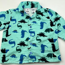 Load image into Gallery viewer, Boys Kids &amp; Co, flannel cotton pyjama top, dinosaurs, FUC, size 2,  