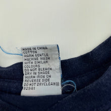 Load image into Gallery viewer, Boys H&amp;T, navy cotton t-shirt / top, wash fade, FUC, size 4,  