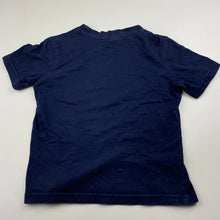 Load image into Gallery viewer, Boys H&amp;T, navy cotton t-shirt / top, wash fade, FUC, size 4,  