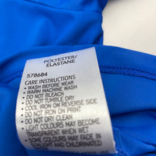 Load image into Gallery viewer, Boys Wave Zone, blue short sleeve rashie / swim top, GUC, size 10,  