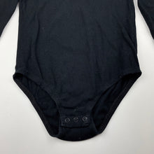 Load image into Gallery viewer, Girls KID, black ribbed bodysuit, GUC, size 10,  