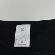 Load image into Gallery viewer, Girls Target, black cotton t-shirt / top, GUC, size 8,  