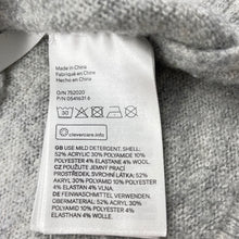 Load image into Gallery viewer, Girls H&amp;M, grey marle soft feel knitted cardigan, L: 57cm, GUC, size 5-6,  