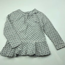 Load image into Gallery viewer, Girls Target, stretchy long sleeve peplum top, EUC, size 3,  
