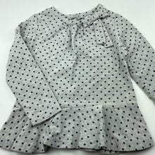 Load image into Gallery viewer, Girls Target, stretchy long sleeve peplum top, EUC, size 3,  