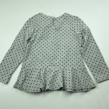 Load image into Gallery viewer, Girls Target, stretchy long sleeve peplum top, EUC, size 3,  