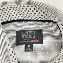 Load image into Gallery viewer, Boys HUNTLEY &amp; SONS, lightweight long sleeve dress shirt, GUC, size 6,  