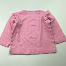 Load image into Gallery viewer, Girls Ollie&#39;s Place, pink cotton long sleeve top, dogs, FUC, size 1,  