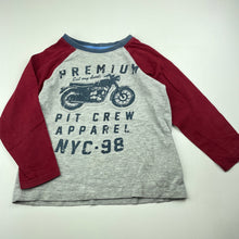 Load image into Gallery viewer, Boys Target, cotton long sleeve t-shirt / top, motorbike, FUC, size 4,  