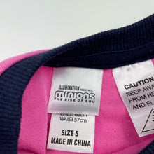 Load image into Gallery viewer, Girls Minions, Rise of Gru long sleeve pyjama top, FUC, size 5,  