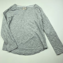 Load image into Gallery viewer, Girls Emerson, grey marle long sleeve t-shirt / top, EUC, size 8,  