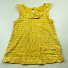 Load image into Gallery viewer, Girls Anko, yellow cotton summer top, EUC, size 4,  