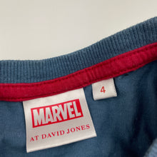 Load image into Gallery viewer, Boys Marvel, Superheroes cotton t-shirt / top, FUC, size 4,  