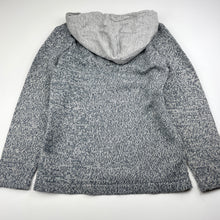 Load image into Gallery viewer, Boys Charlie &amp; Me, grey knitted hooded sweater, GUC, size 9,  
