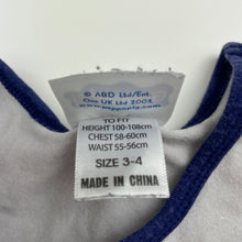 Load image into Gallery viewer, Boys Peppa Pig, George stretchy singlet top, GUC, size 3-4,  