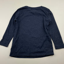 Load image into Gallery viewer, unisex PJ Masks, navy marle long sleeve top, EUC, size 3,  