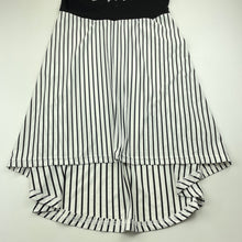 Load image into Gallery viewer, Girls Chicalook, black &amp; white lightweight dress, EUC, size 12, L: 70cm at front