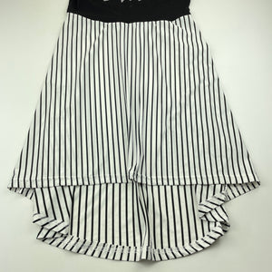 Girls Chicalook, black & white lightweight dress, EUC, size 12, L: 70cm at front