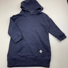 Load image into Gallery viewer, Girls Cotton On, fleece lined hoodie sweater dress, GUC, size 4, L: 50cm