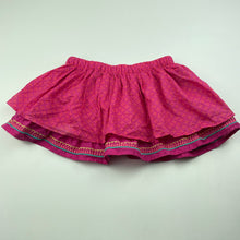 Load image into Gallery viewer, Girls Target, lightweight cotton skirt, elasticated, discolouration on back, FUC, size 2,  