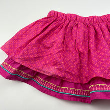 Load image into Gallery viewer, Girls Target, lightweight cotton skirt, elasticated, discolouration on back, FUC, size 2,  