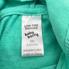 Load image into Gallery viewer, Boys Baby Berry, lightweight hooded romper, EUC, size 00,  