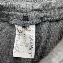 Load image into Gallery viewer, Girls H&amp;T, grey marle casual pants, elasticated, Inside leg: 31.5cm, GUC, size 2,  