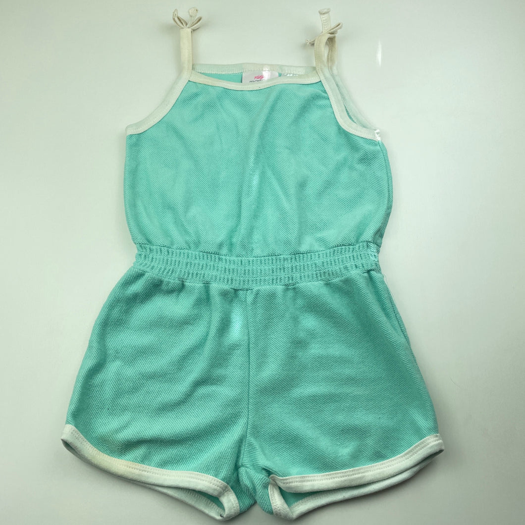 Girls Mango, summer playsuit, discolouration on shoulders, FUC, size 6,  