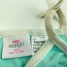 Load image into Gallery viewer, Girls Mango, summer playsuit, discolouration on shoulders, FUC, size 6,  