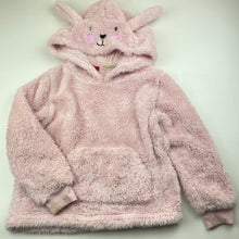 Load image into Gallery viewer, Girls Lily &amp; Dan, soft fleece hooded winter pyjama top, FUC, size 6,  