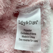 Load image into Gallery viewer, Girls Lily &amp; Dan, soft fleece hooded winter pyjama top, FUC, size 6,  