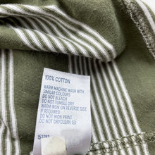 Load image into Gallery viewer, Boys Anko, khaki stripe cotton t-shirt / top, EUC, size 7,  