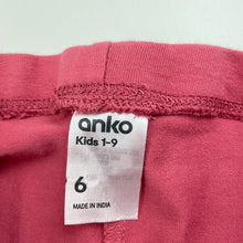 Load image into Gallery viewer, Girls Anko, stretchy leggings, elasticated, Inside leg: 41cm, EUC, size 6,  